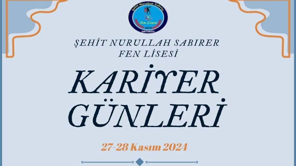 Kariyer Günleri Kapsamında Meslek Tanıtımı Yapıldı